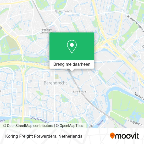 Koring Freight Forwarders kaart