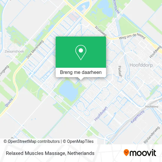 Relaxed Muscles Massage kaart