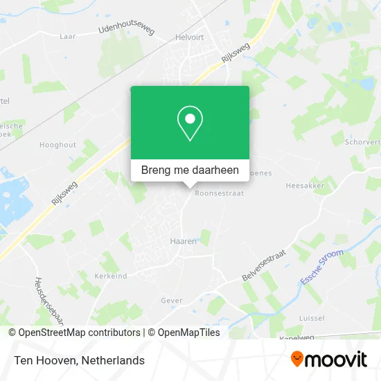 Ten Hooven kaart