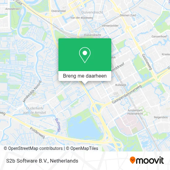S2b Software B.V. kaart