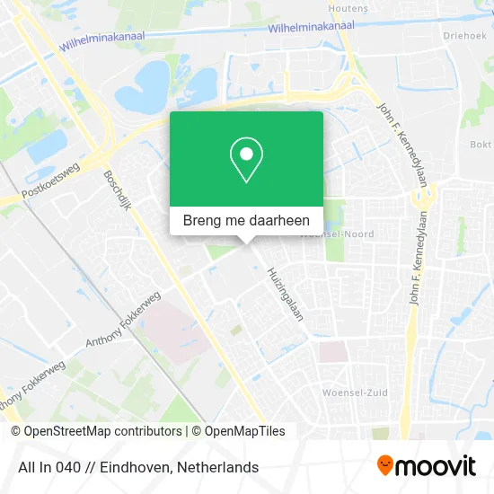 All In 040 // Eindhoven kaart