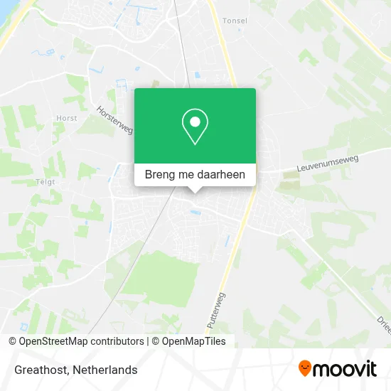 Greathost kaart