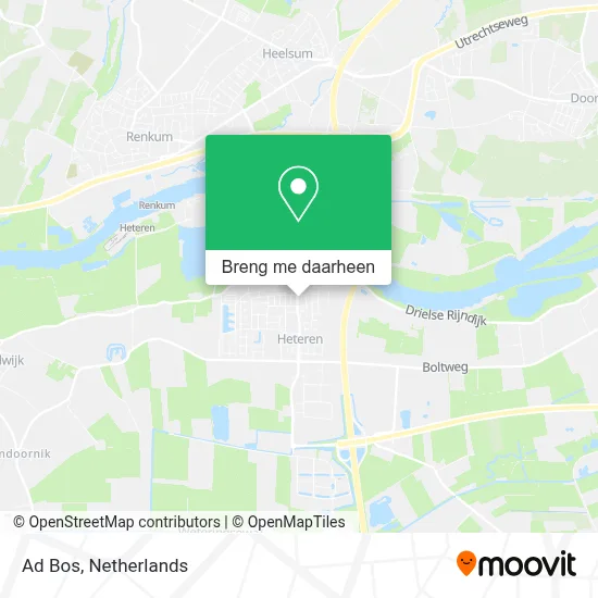 Ad Bos kaart