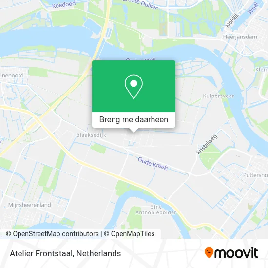 Atelier Frontstaal kaart