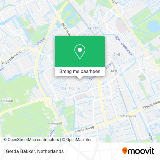 Gerda Bakker kaart