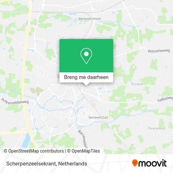 Scherpenzeelsekrant kaart
