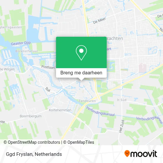 Ggd Fryslan kaart