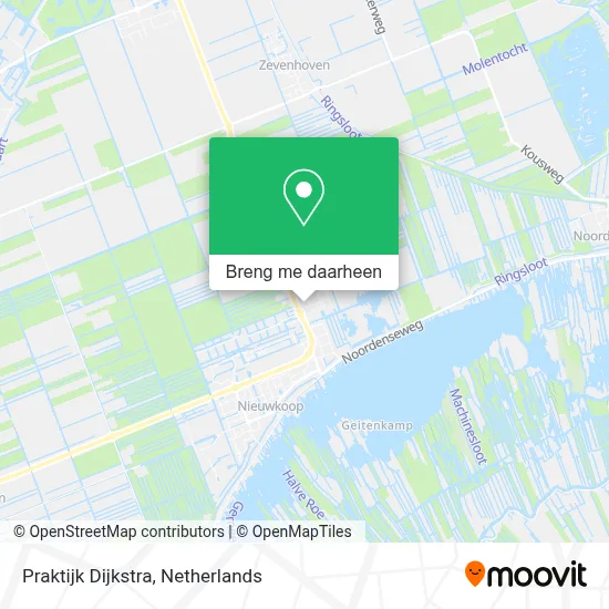 Praktijk Dijkstra kaart