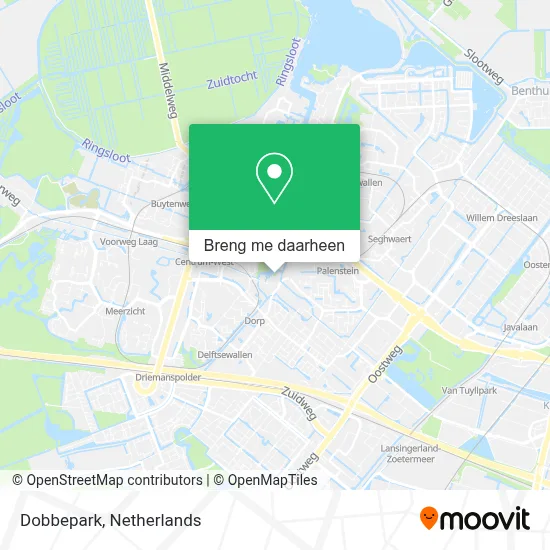 Dobbepark kaart