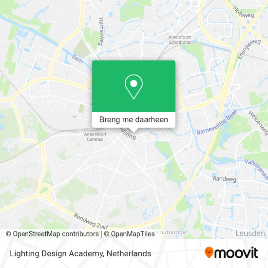 Lighting Design Academy kaart
