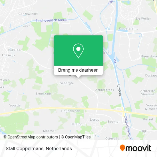 Stall Coppelmans kaart