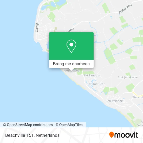 Beachvilla 151 kaart