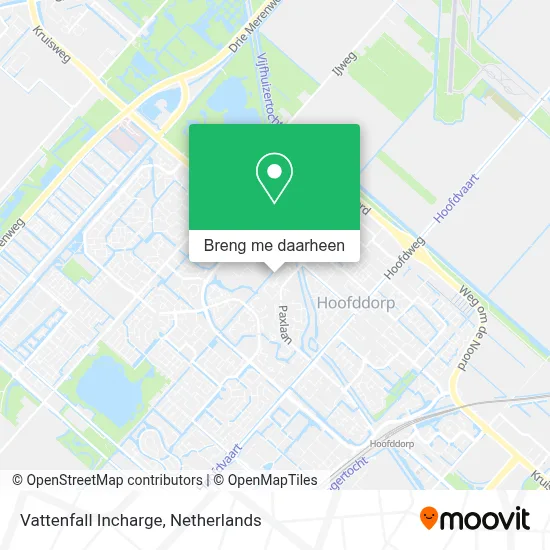 Vattenfall Incharge kaart