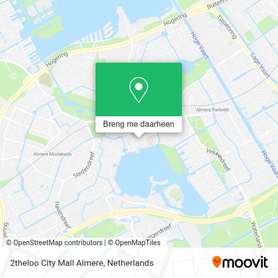 2theloo City Mall Almere kaart