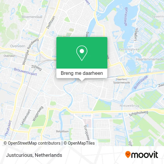 Justcurious kaart
