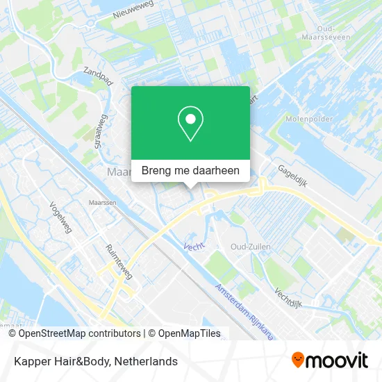 Kapper Hair&Body kaart