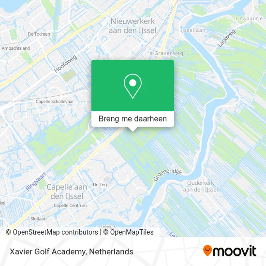 Xavier Golf Academy kaart