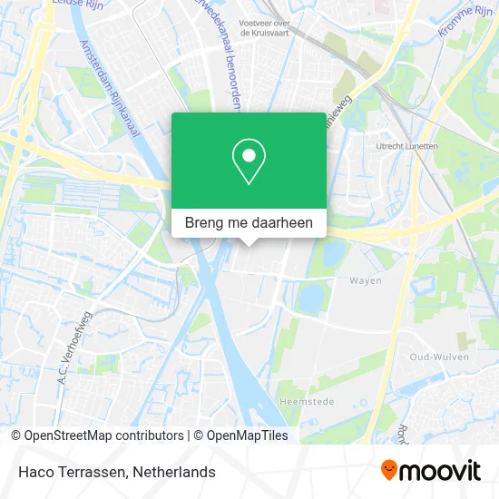 Haco Terrassen kaart