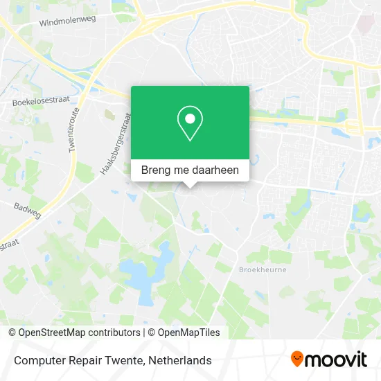 Computer Repair Twente kaart