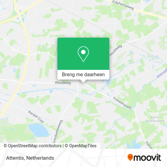 Attentis kaart