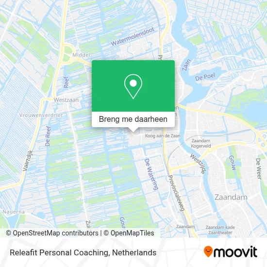 Releafit Personal Coaching kaart