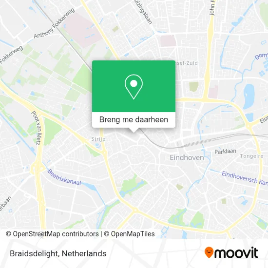 Braidsdelight kaart