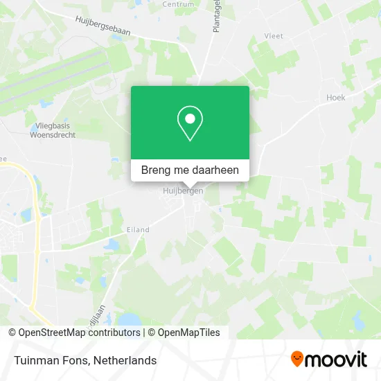 Tuinman Fons kaart