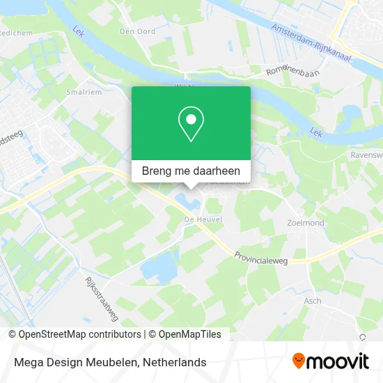 Mega Design Meubelen kaart