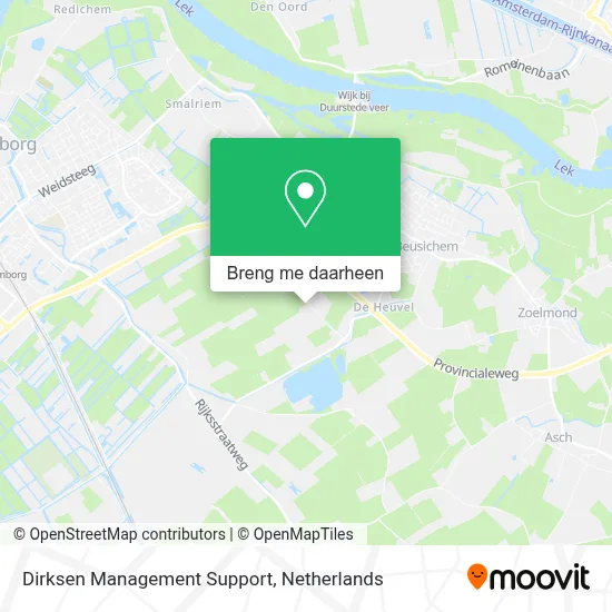 Dirksen Management Support kaart
