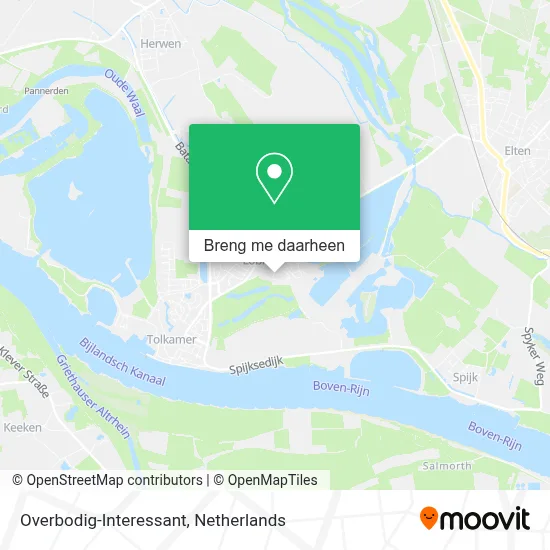 Overbodig-Interessant kaart