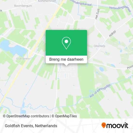 Goldfish Events kaart