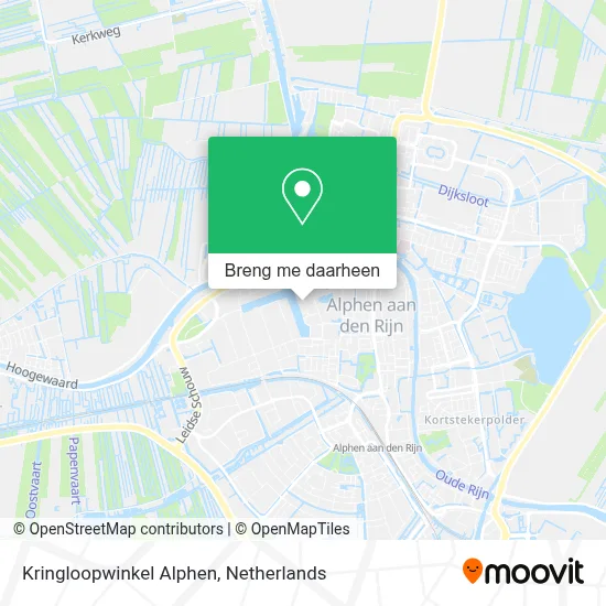 Kringloopwinkel Alphen kaart