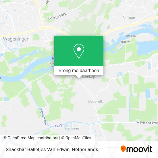 Snackbar Balletjes Van Edwin kaart