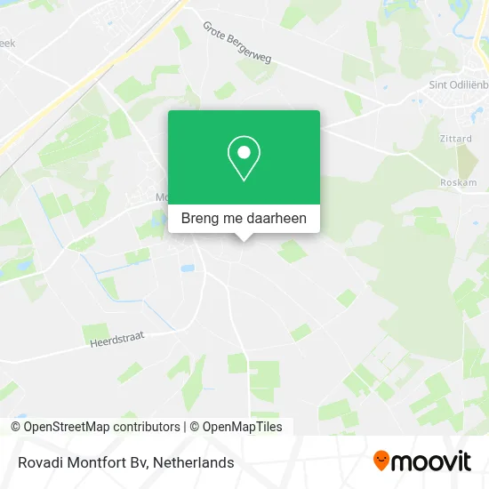 Rovadi Montfort Bv kaart