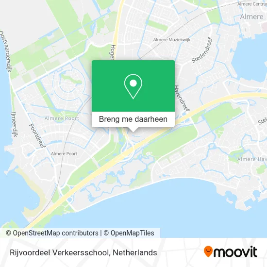 Rijvoordeel Verkeersschool kaart