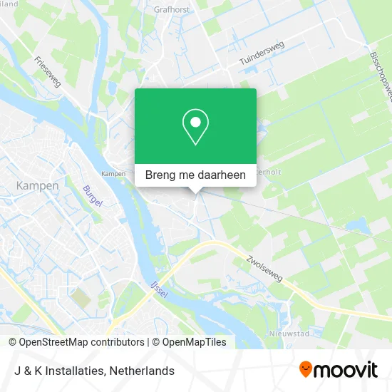 J & K Installaties kaart