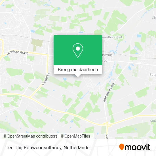 Ten Thij Bouwconsultancy kaart
