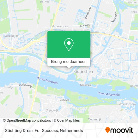 Stichting Dress For Success kaart