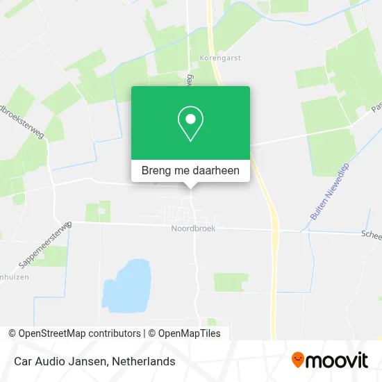 Car Audio Jansen kaart