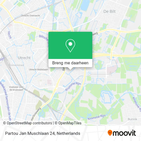 Partou Jan Muschlaan 24 kaart