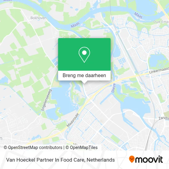 Van Hoeckel Partner In Food Care kaart
