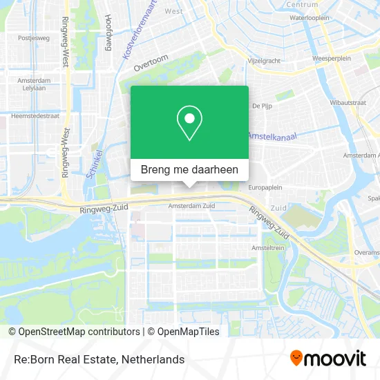 Re:Born Real Estate kaart