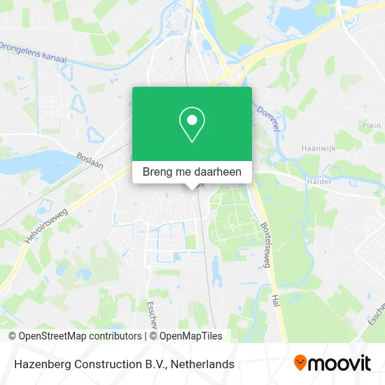 Hazenberg Construction B.V. kaart