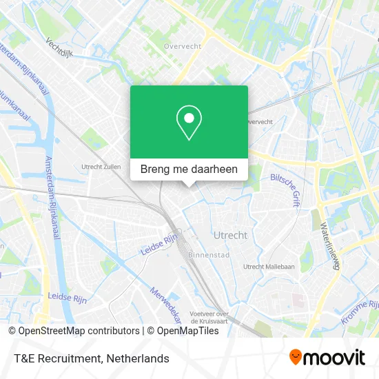 T&E Recruitment kaart