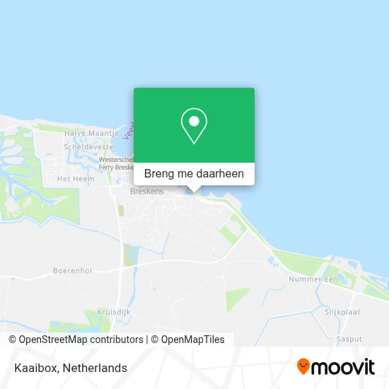 Kaaibox kaart