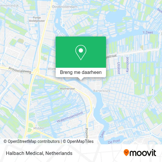 Halbach Medical kaart