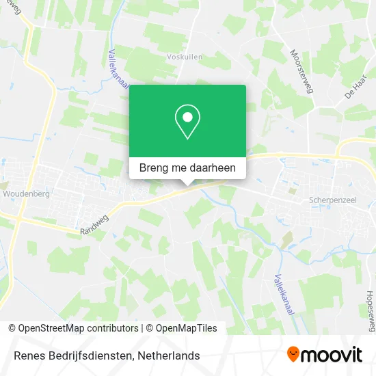 Renes Bedrijfsdiensten kaart