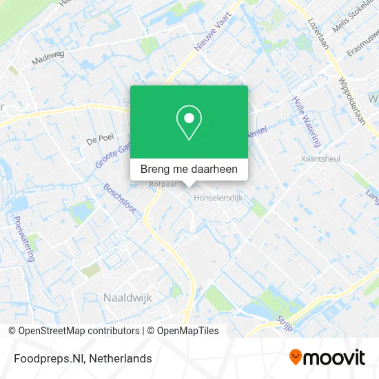 Foodpreps.Nl kaart