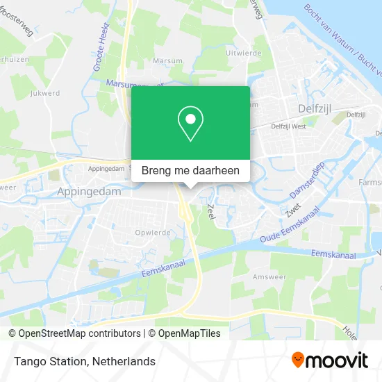 Tango Station kaart