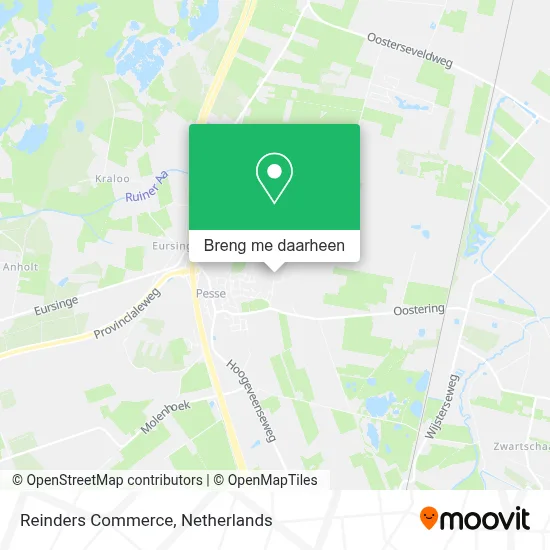 Reinders Commerce kaart